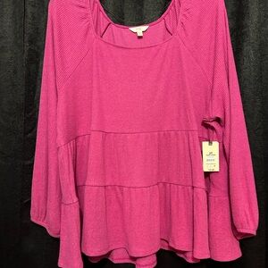 Terra & Sky tiered Blouse